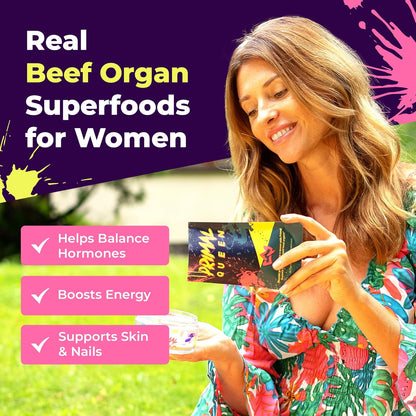 Primal Queen Beef Organ Superfood Supplement Optimized for Women